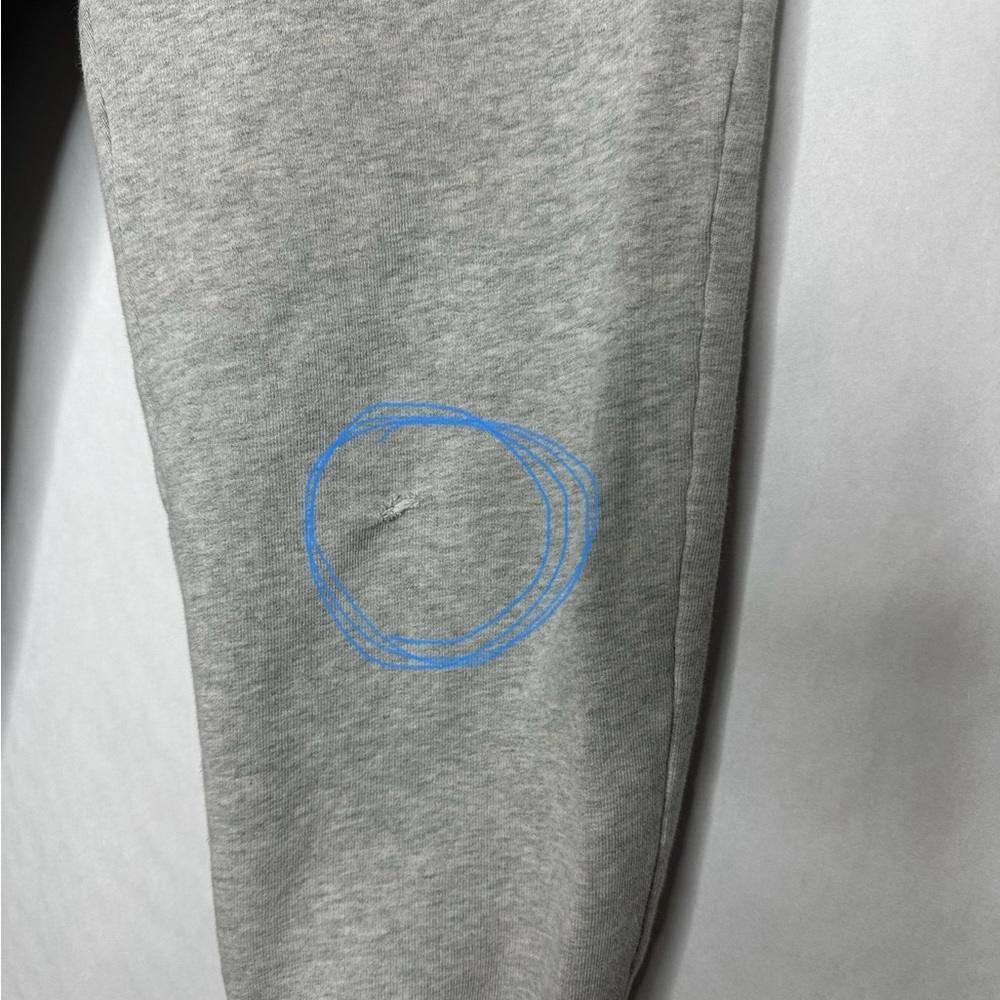 Mate the Label Sweatpants Gray Organic Cotton Sweatpants Size Small Preppy Grey - Picture 9 of 13